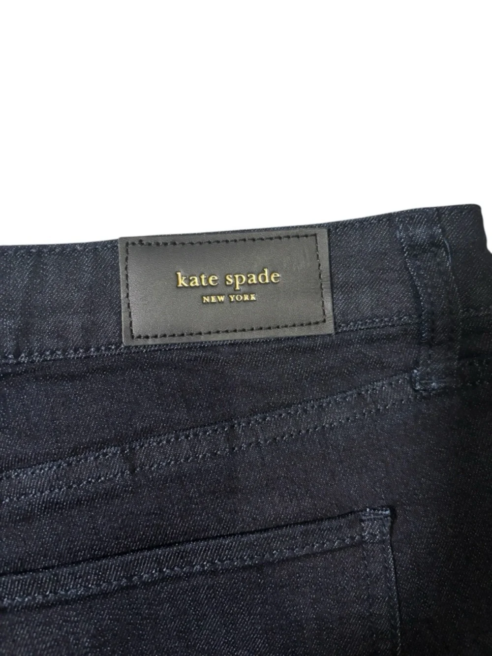 Kate Spade Broome Street Dark Wash Jeans Size 31 Straight Leg Ankle Stretch